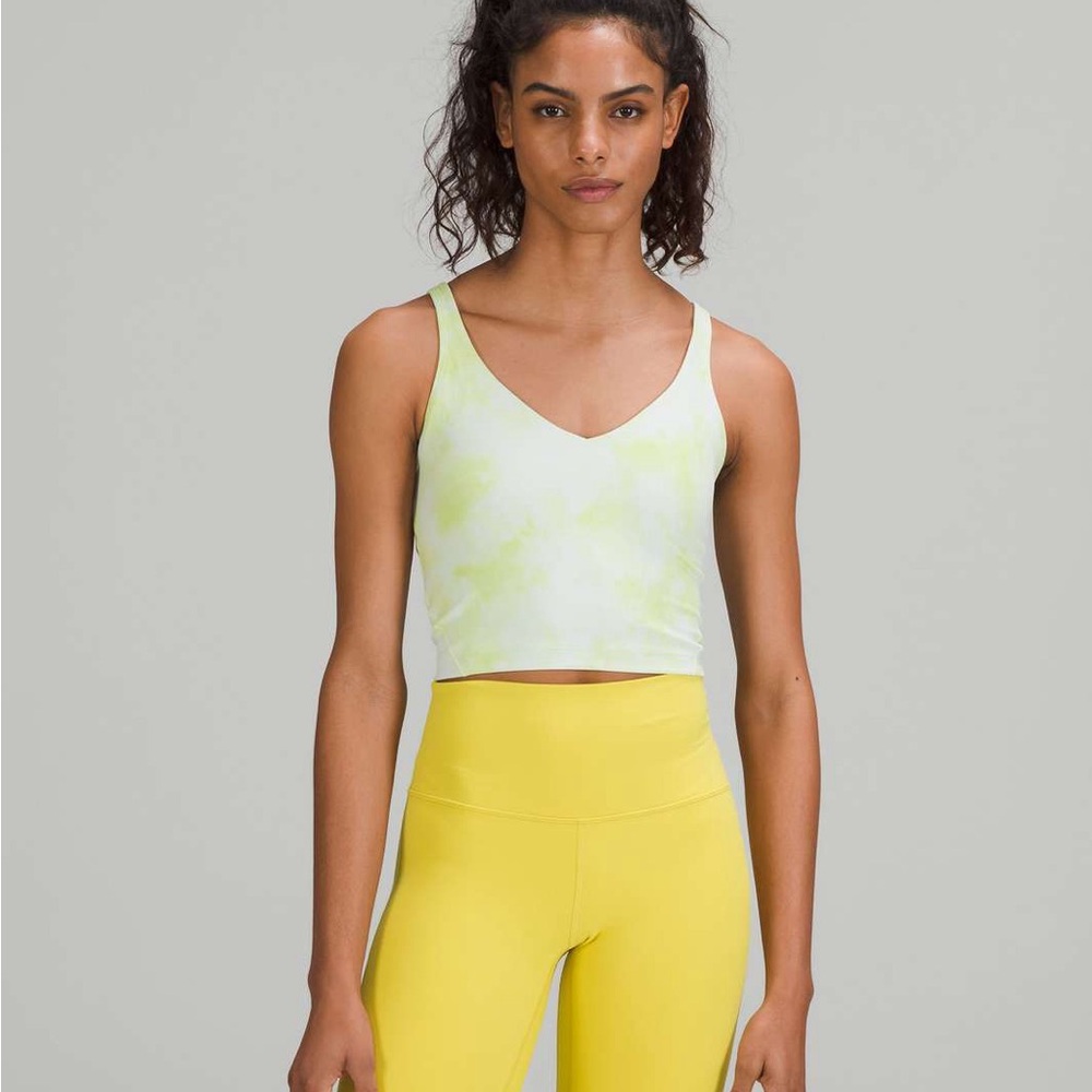 Lululemon Align Yellow Tie-Dye Tank